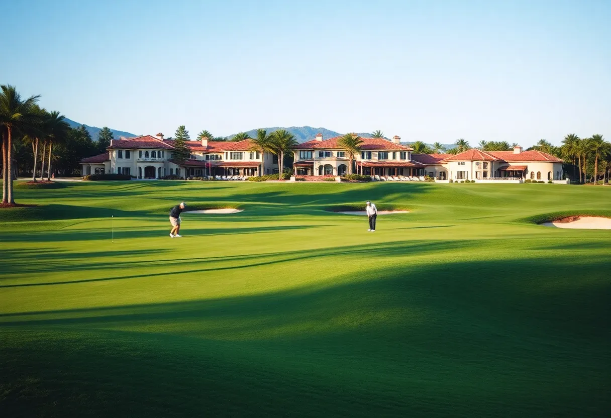 Golf course at The Ritz-Carlton Dallas, Las Colinas