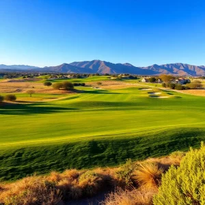 Beautiful golf course in Riverside County, California