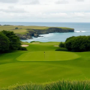 Rory McIlroy playing at the Pebble Beach Pro-Am