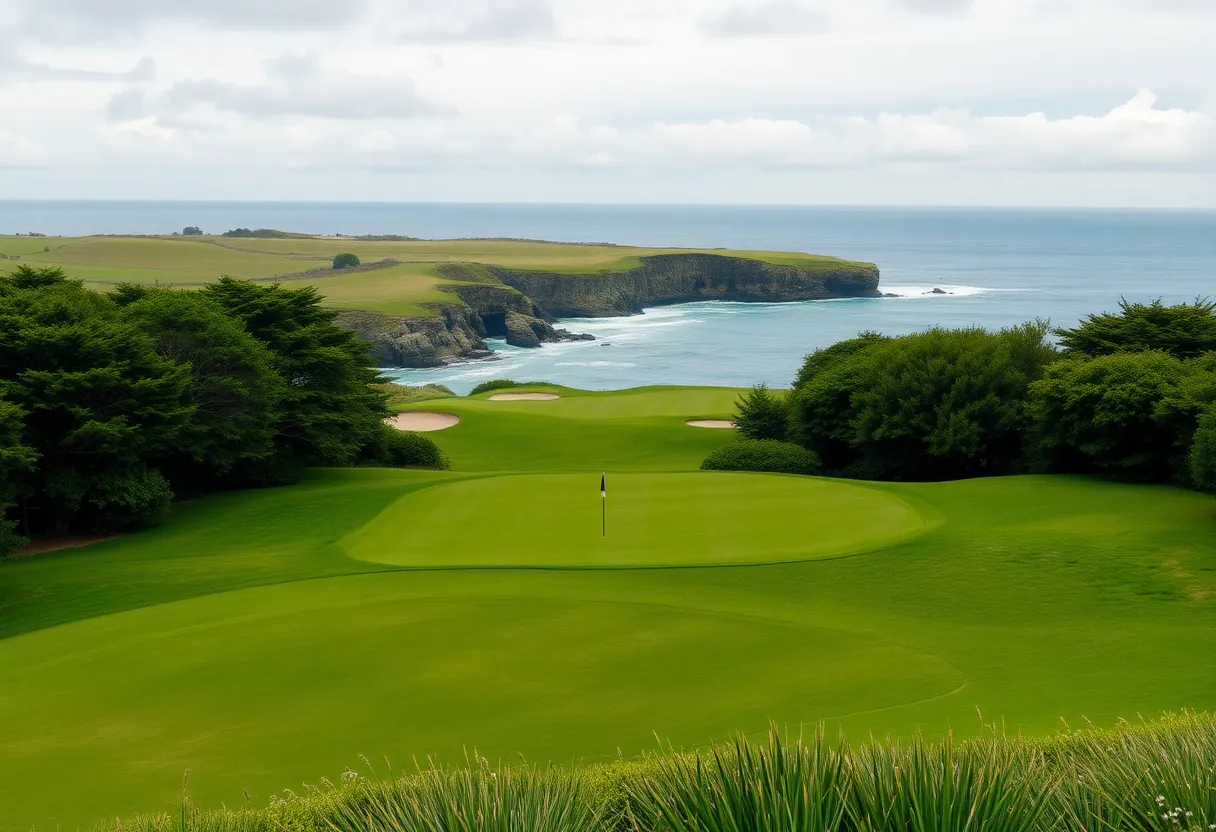 Rory McIlroy playing at the Pebble Beach Pro-Am