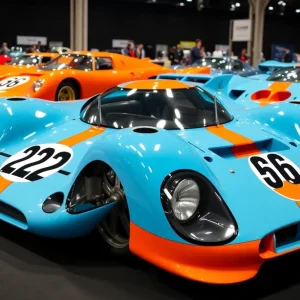 Classic Porsche chassis No. 917-022 showcased at Mecum Auctions