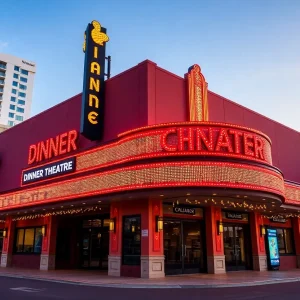 Exterior view of Sleuths Mystery Dinner Theatre in Orlando