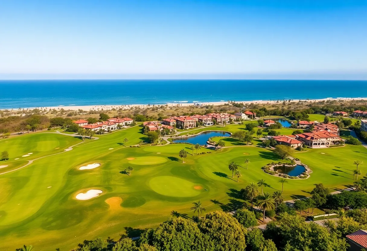 Luxury golf course at Te Arai Links