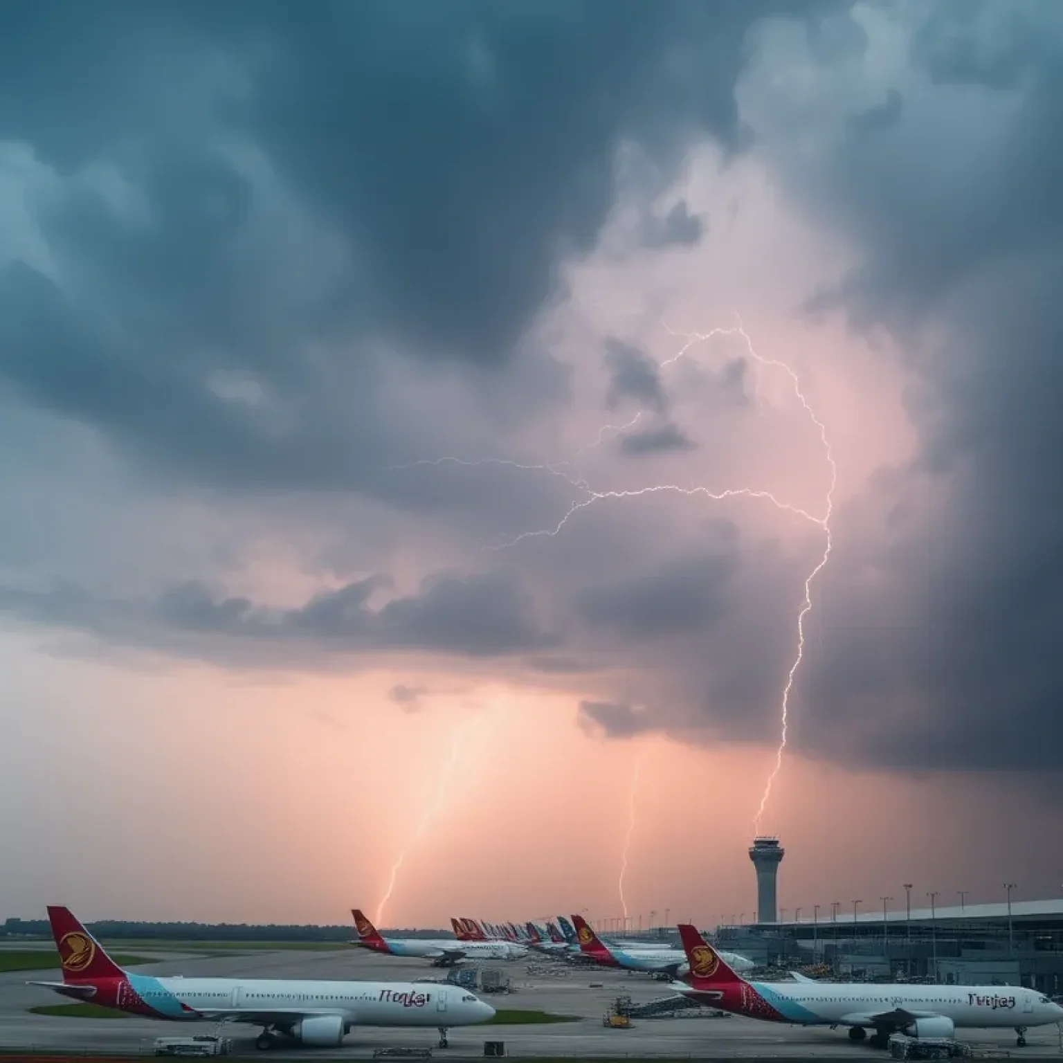 Stormy weather affecting Central Florida airport operations