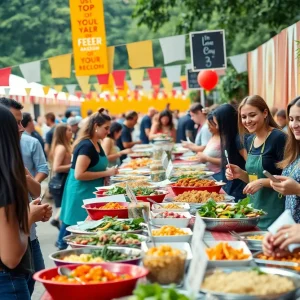 Diverse vegan dishes at the International Vegan Food Festival in Orlando