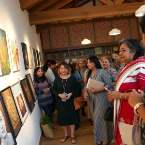 Community gathering at Hannibal Square Heritage Center