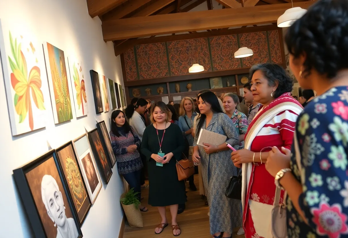 Community gathering at Hannibal Square Heritage Center