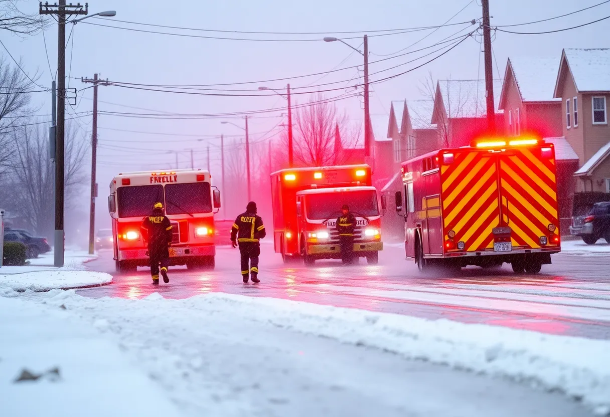 Severe Flooding Due to Winter Storm