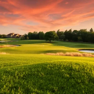 Close-Up of a Beautiful Golf Course