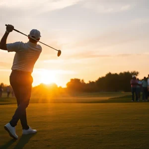 Golfers competing at the Arnold Palmer Invitational