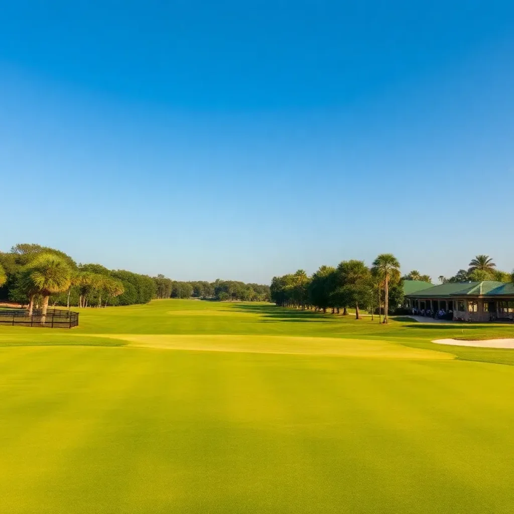 View of Bay Hill Club & Lodge setting for Arnold Palmer Invitational 2025