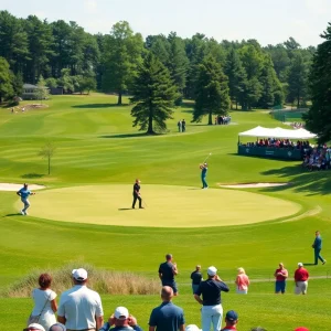 View of the Arnold Palmer Invitational golf tournament in Orlando