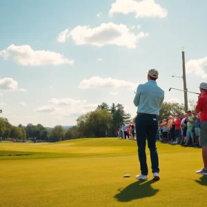 Golfers participating in the Arnold Palmer Invitational