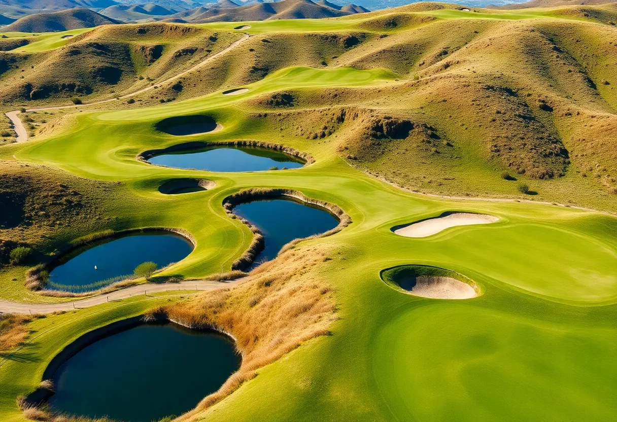 Scenic view of Bay Hill Golf Course showing its challenging layout and natural beauty.