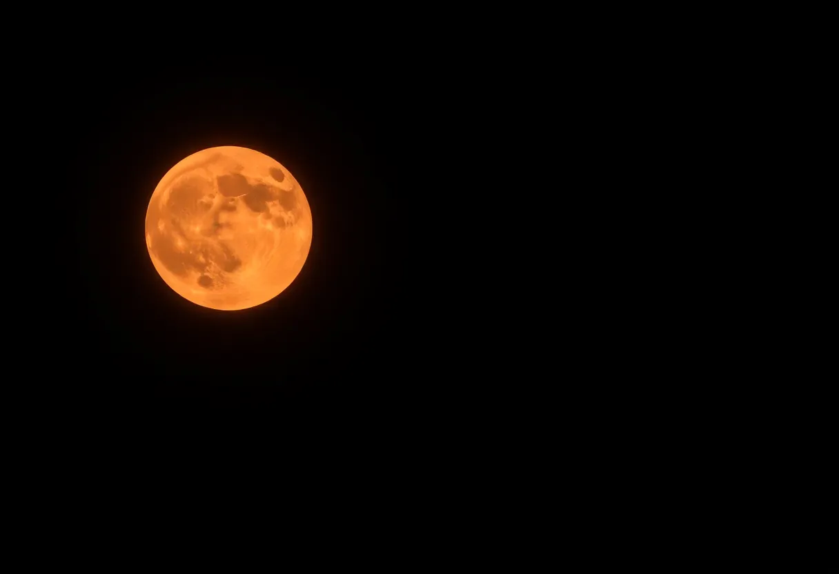 Blood Moon during Total Lunar Eclipse