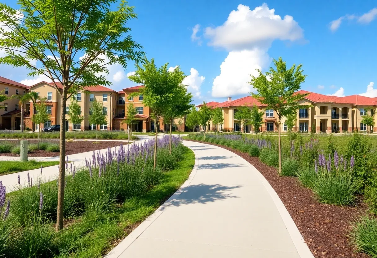 New residential projects along Cady Way Trail in Orlando.