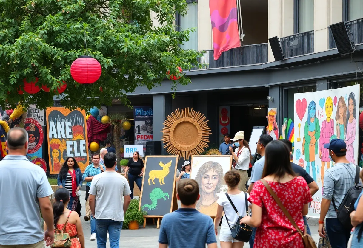 Public art displays representing cultural diversity in Central Florida