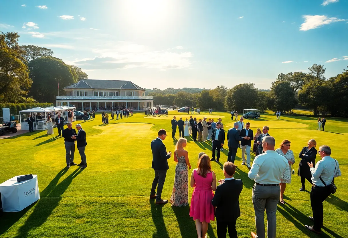 Networking at Elevate Golf 2025 in St Andrews