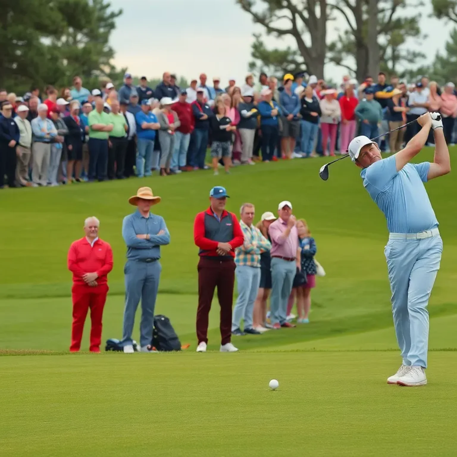 Russell Henley celebrating his victory at the Arnold Palmer Invitational