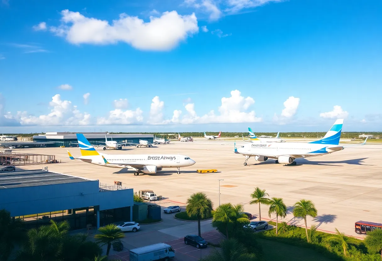 Breeze Airways Aircraft at Key West International Airport