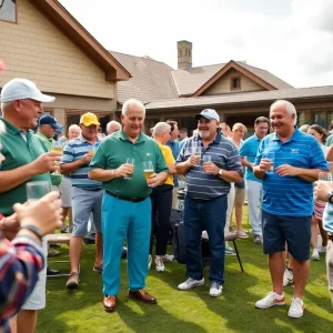 Golfers enjoying a fun day at the Metropolitan Golf Club