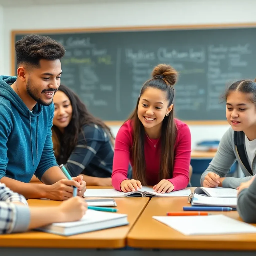 High school students participating in the My Brother's Keeper program