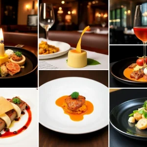 A variety of dishes from newly added Michelin-rated restaurants in Orlando.