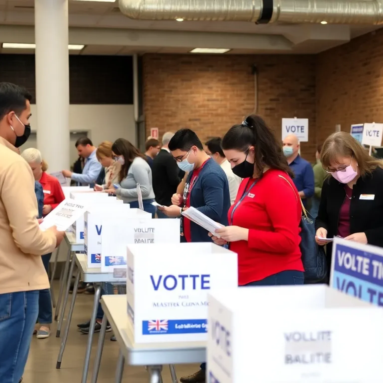 Voters participating in Orange County elections