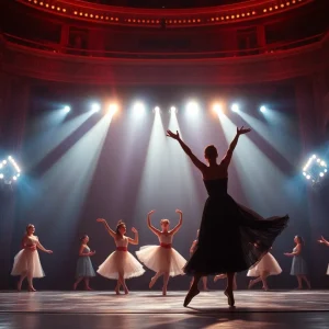 Ballet dancers performing on stage at the Orlando Ballet