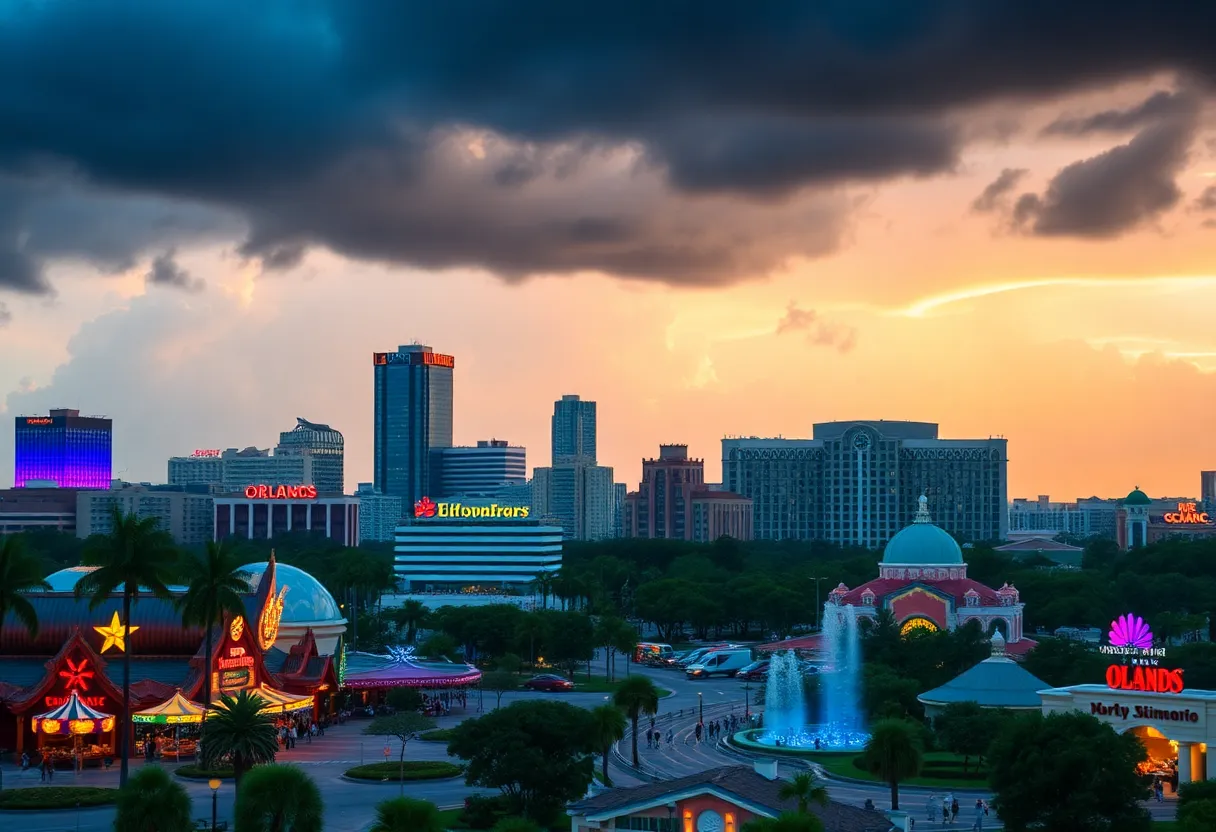 Orlando theme parks under storm clouds as Hurricane Milton approaches