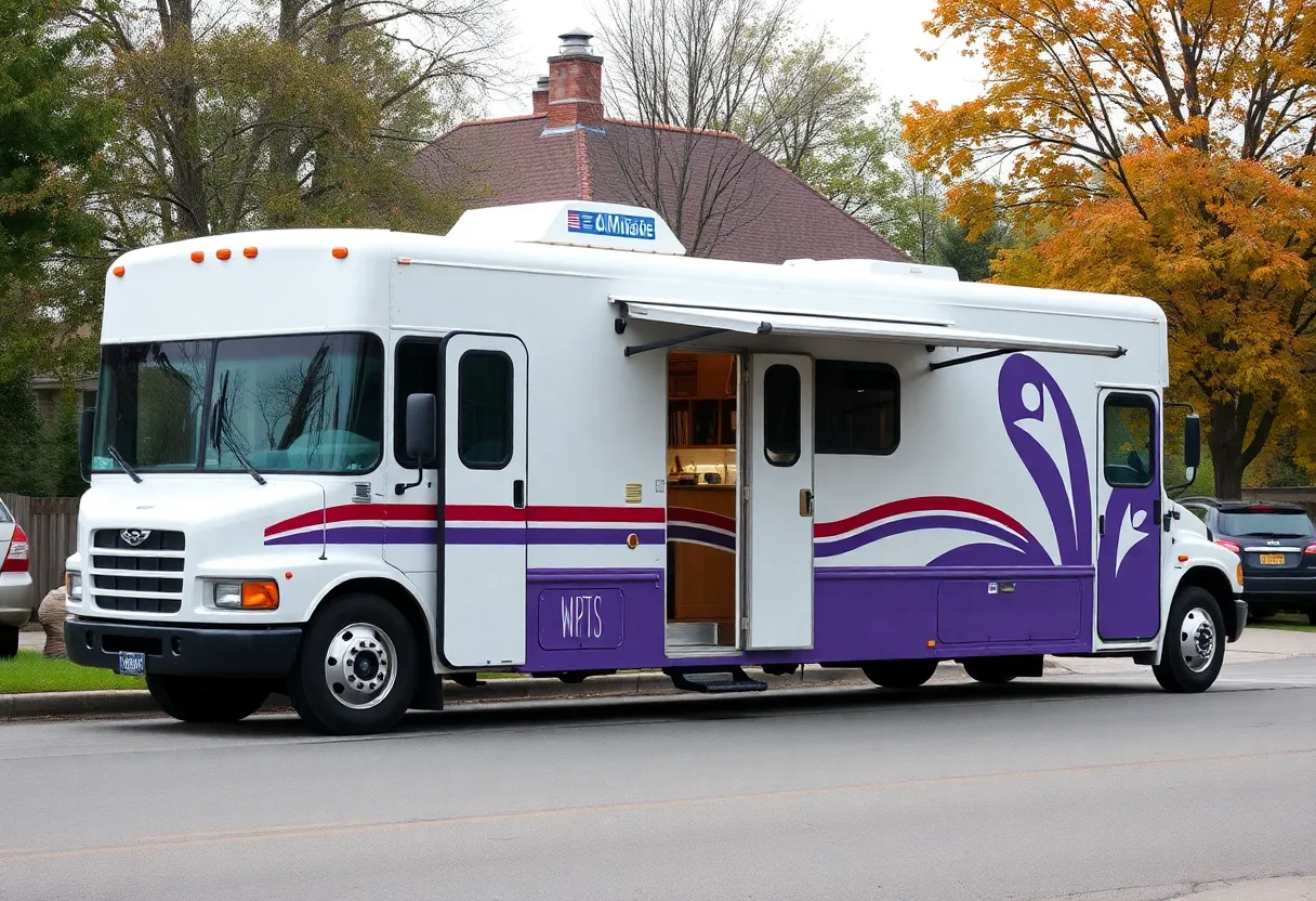 Mobile shelter bus for homeless in Orlando