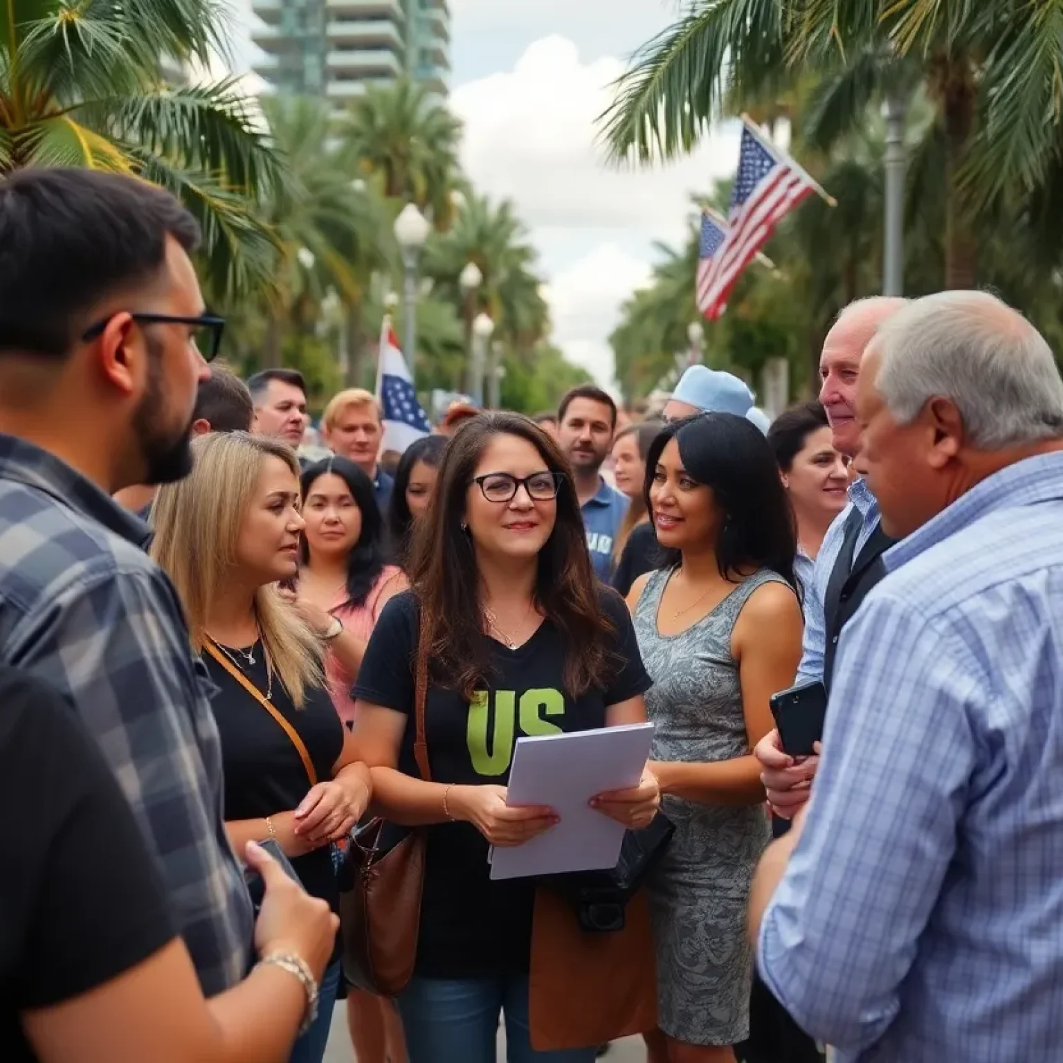 Community engaging in discussions about the Orlando Senate race