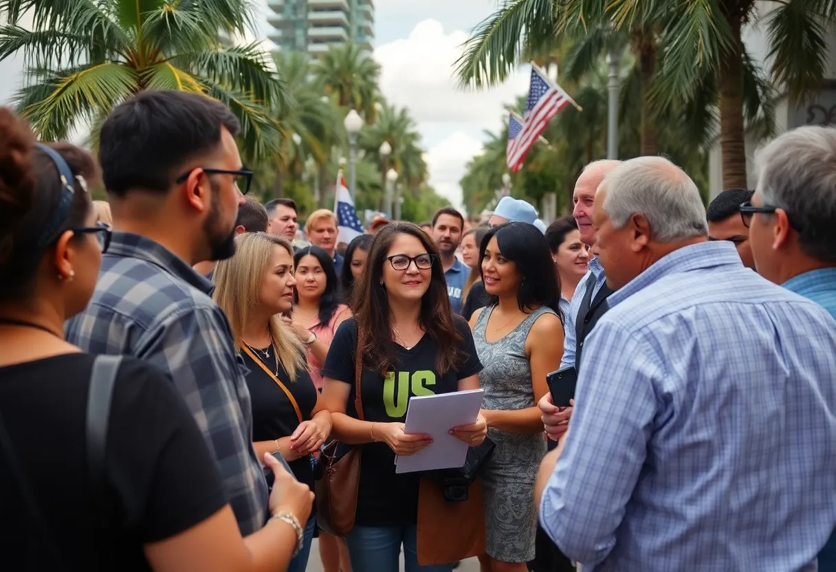 Community engaging in discussions about the Orlando Senate race