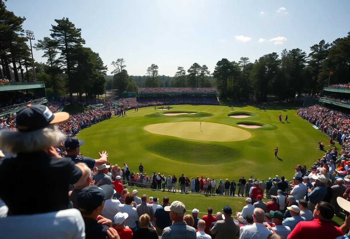 Danny Walker on the golf course during The Players Championship