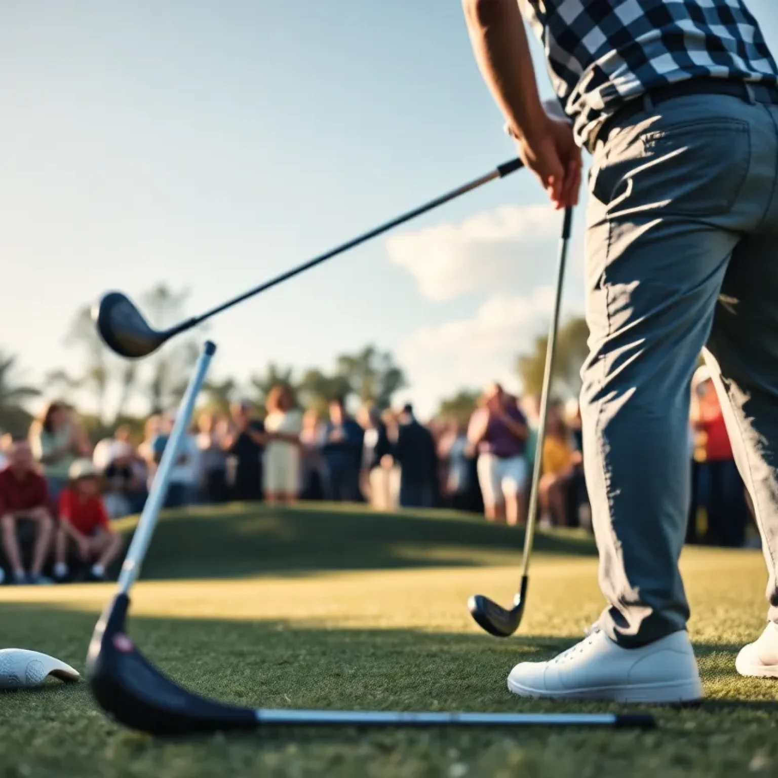 Golfer playing at TPC Sawgrass during the Players Championship