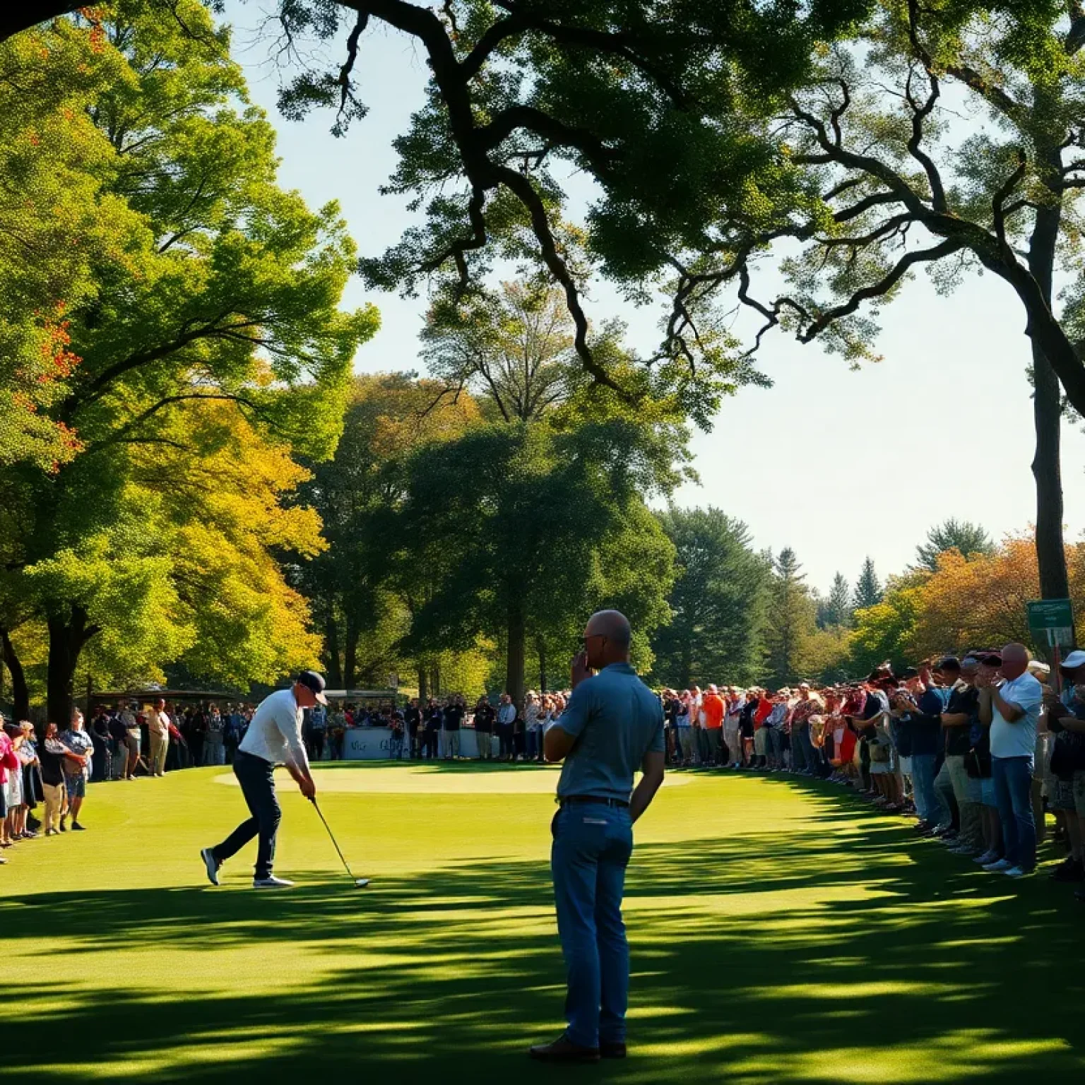 Russell Henley celebrating victory at the Arnold Palmer Invitational