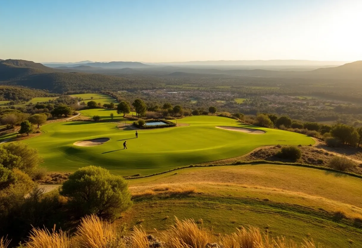 Scenic view of Barcelona's golf course set to host the Ryder Cup 2031