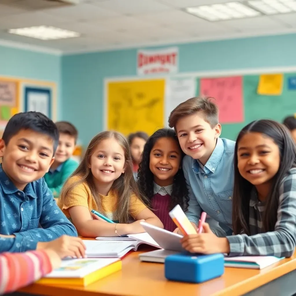 Students engaging in a learning environment at Sarasota Schools