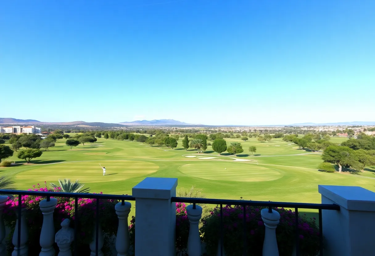 Beautiful golf landscape in Sotogrande