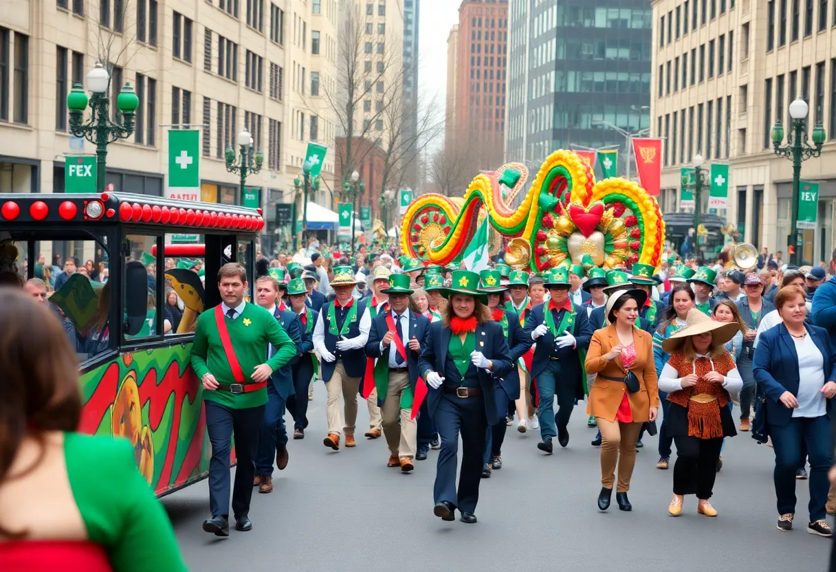 South Boston St. Patrick's Day Parade Celebration