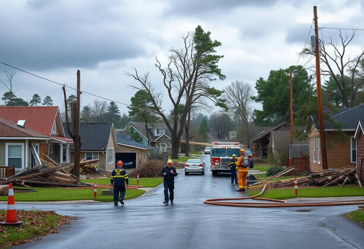 Aftermath of the Southeast Storm