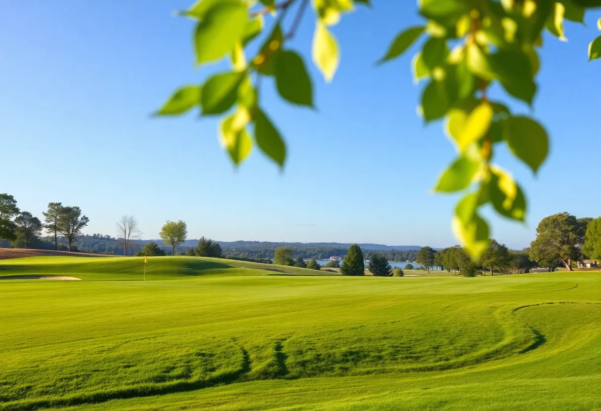 Security measures at a luxury golf course.